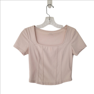 OGL Women's Beige Crop Top Size Medium